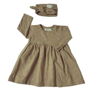 Jamie Kay winter floral dress with matching headband